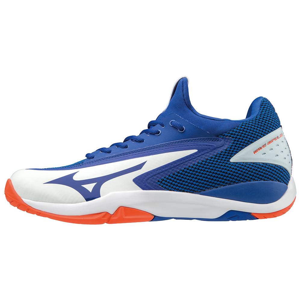 Scarpe Tennis Mizuno Wave Impulse Uomo - Bianche/Blu - 28106-KVNB